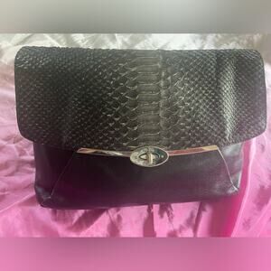 Coach Madison Python Glitter Shoulder Bag - EUC